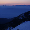 夜明けの八ヶ岳連峰