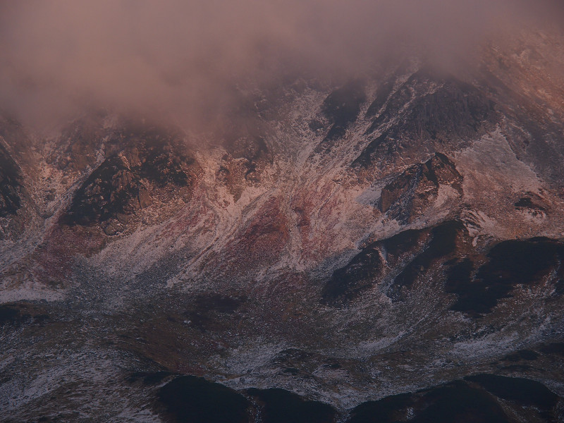 立山夕照