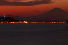 稲村ガ崎からの富士山Ⅱ