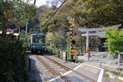 御霊神社と江ノ電