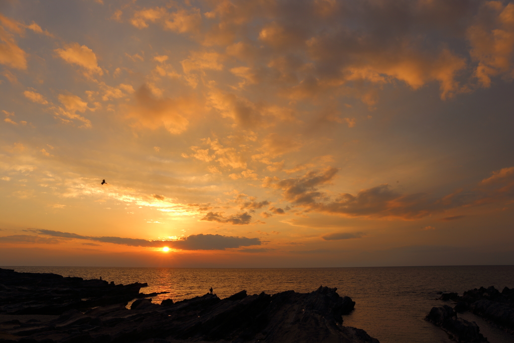 城ヶ島の夕景