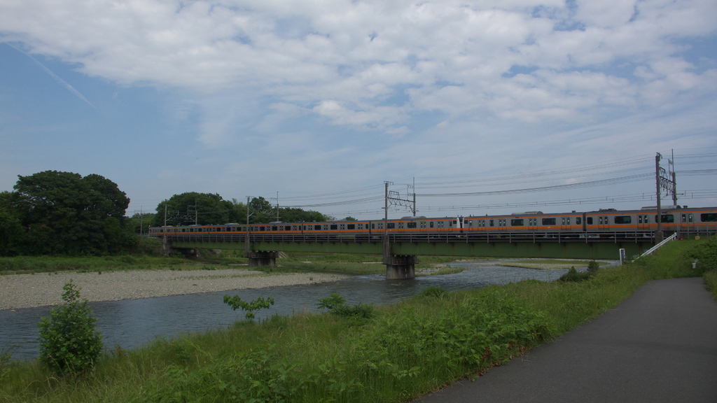 浅川上の中央線