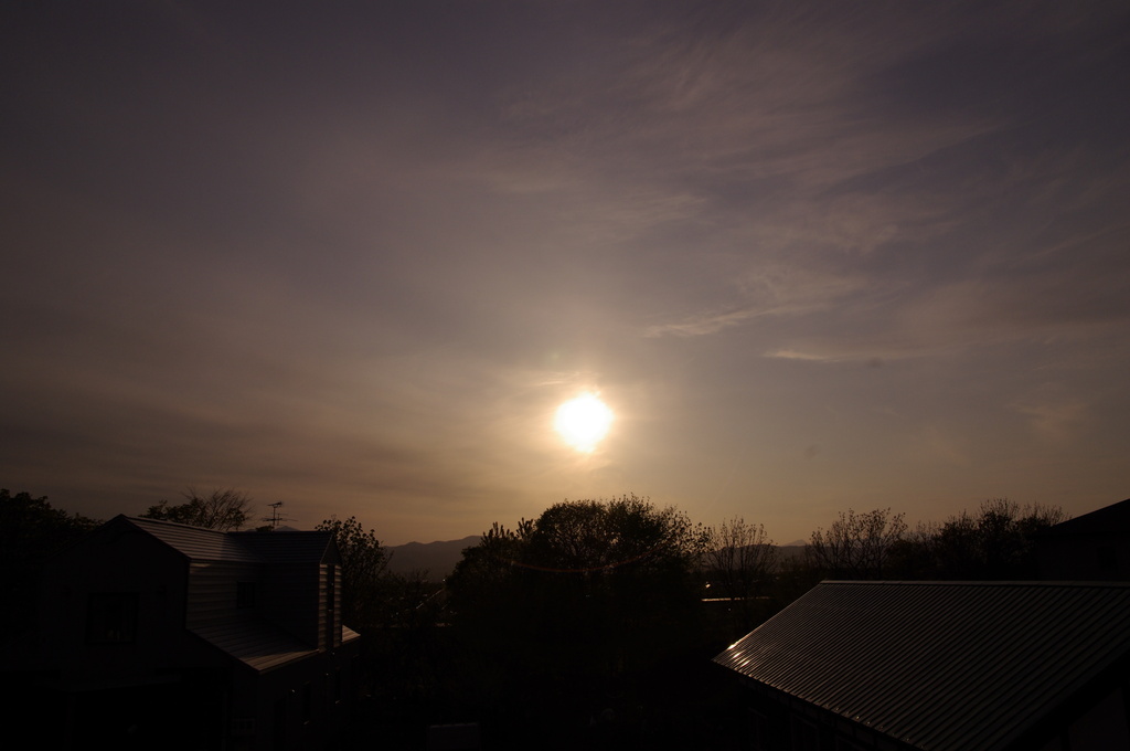 夕日　－静寂－