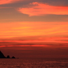 和田海岸の夕焼け