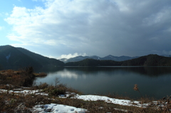 菅湖の冬