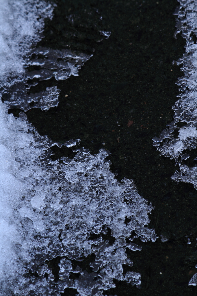 Melting snow