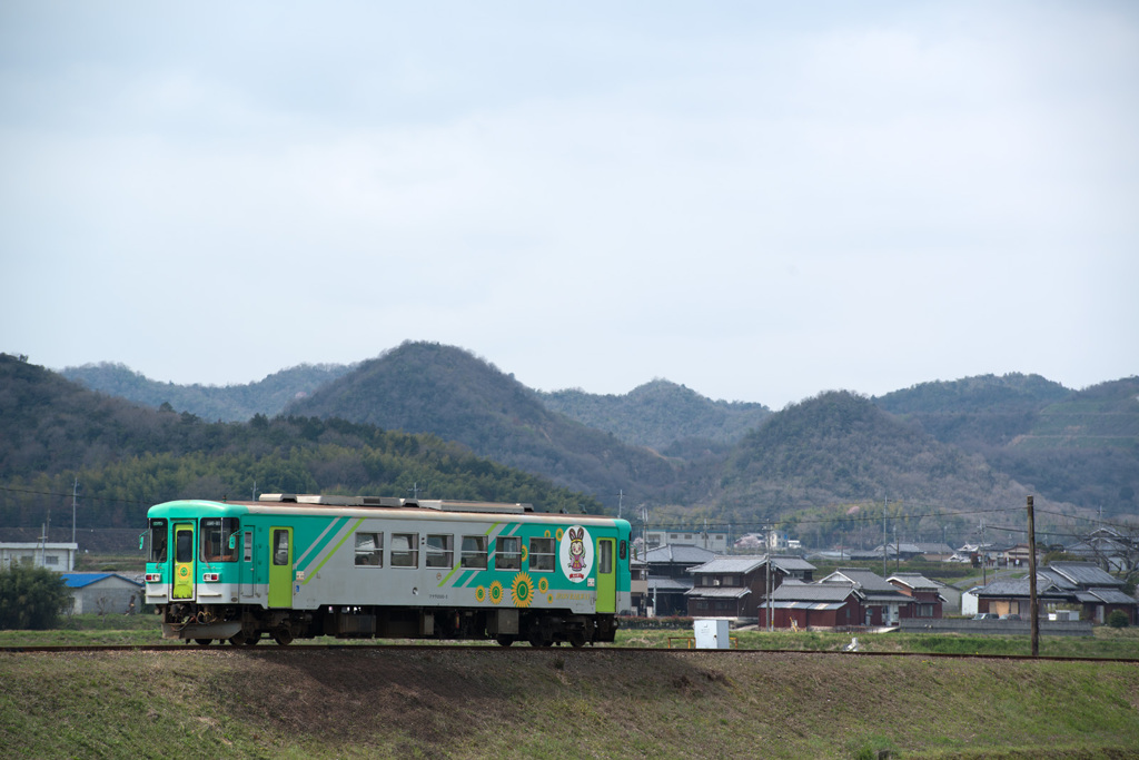 田原駅へ向け 快走