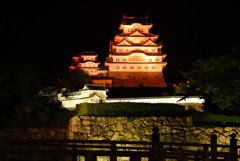 オレンジ色の姫路城 6