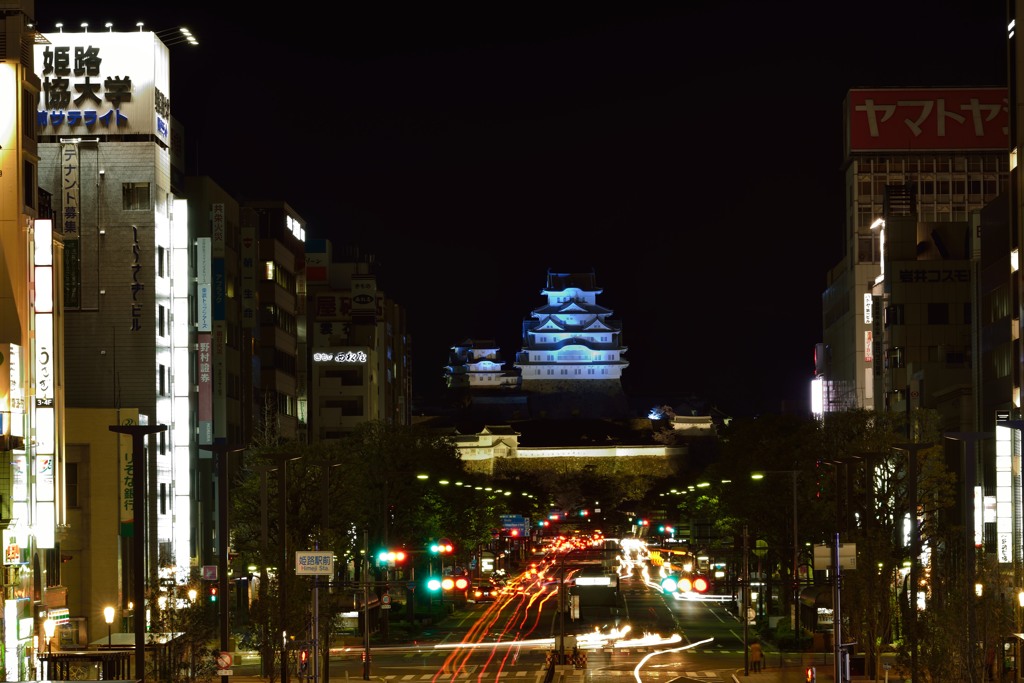 青鷺城×大手前通り