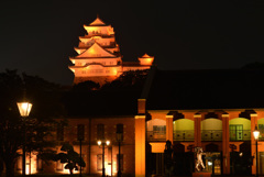 オレンジ色の姫路城 9