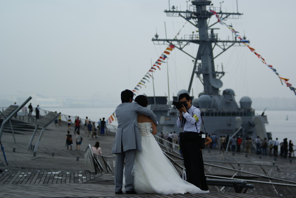 戦艦と花嫁とカメラマン