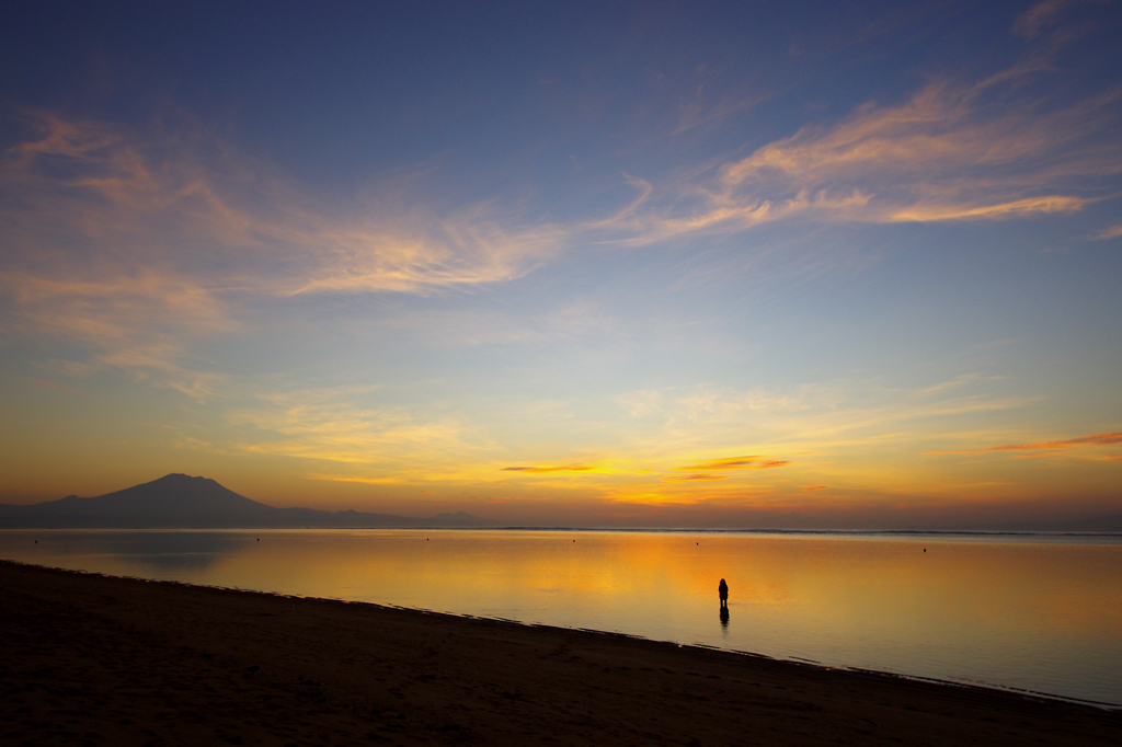 daybreak of the beach