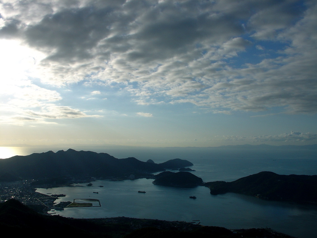 小豆島、海、空。