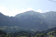 田舎の朝の風景