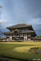 雨上がりの東大寺。