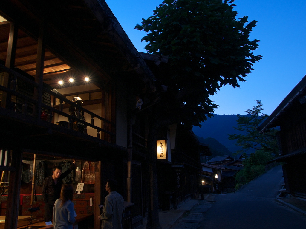 妻籠宿の夜