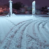 雪夜の三叉路