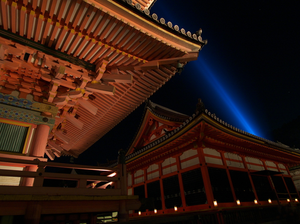 清水にて夜景