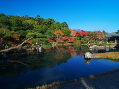 天龍寺にて