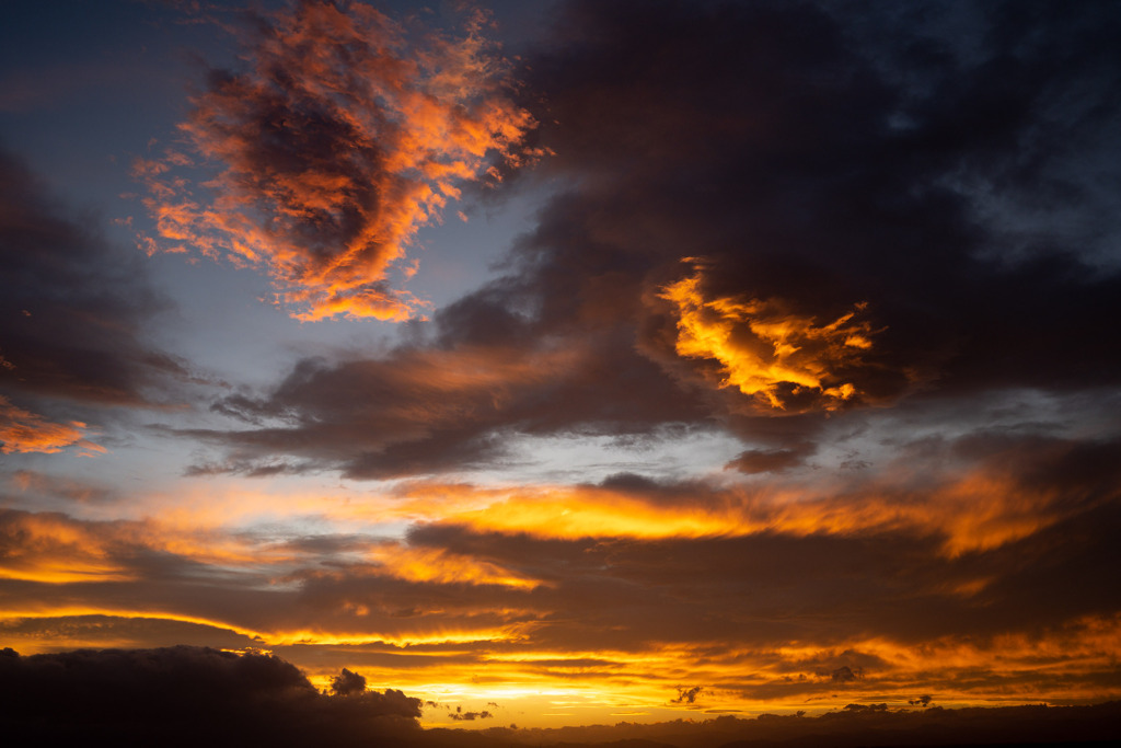 今日の夕日2