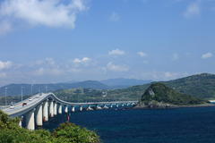 角島大橋を角島側から