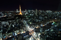 東京夜景・横