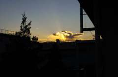 夕日