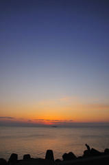 徳島の海と空