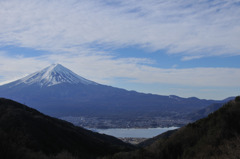 御坂峠 より