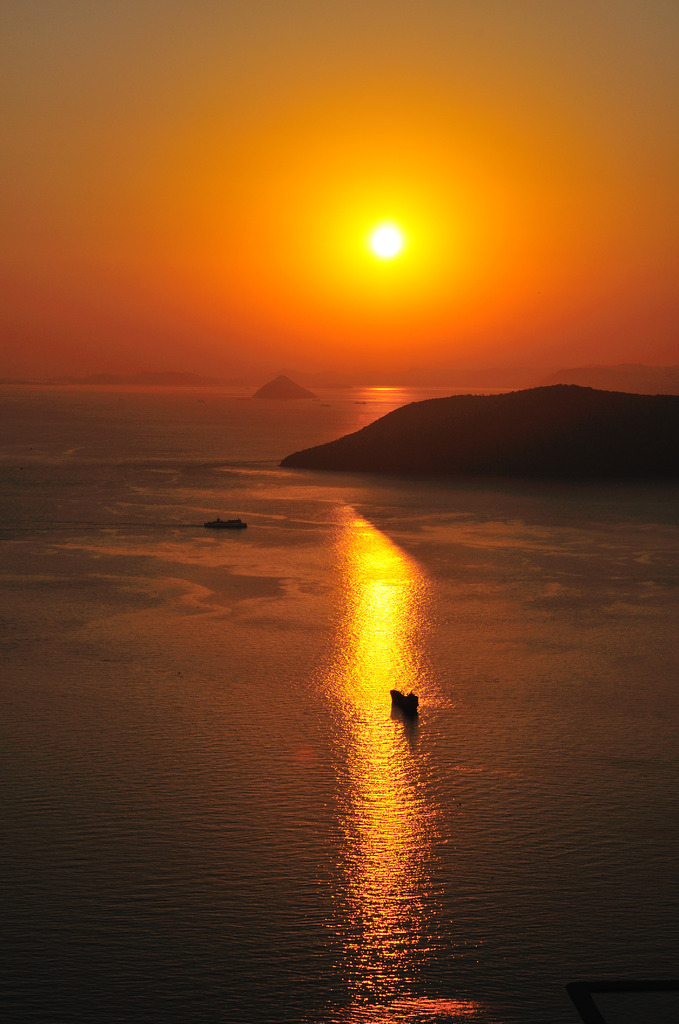 屋島の夕日②