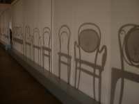 ウィーン　応用美術館　椅子の展示