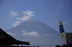 富士山　初冠雪