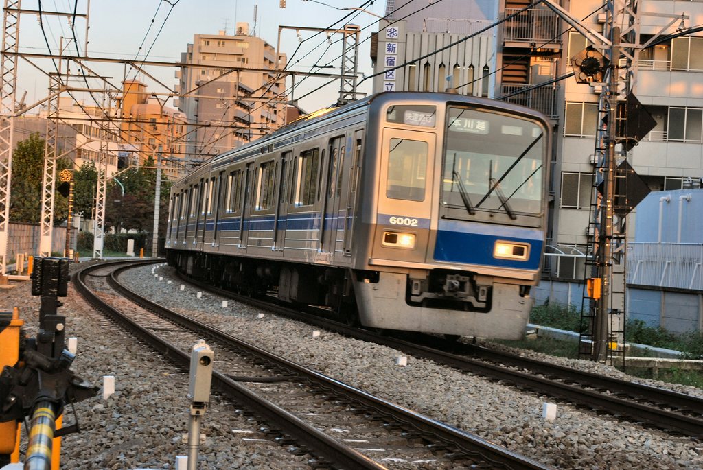 夕方の西武新宿線