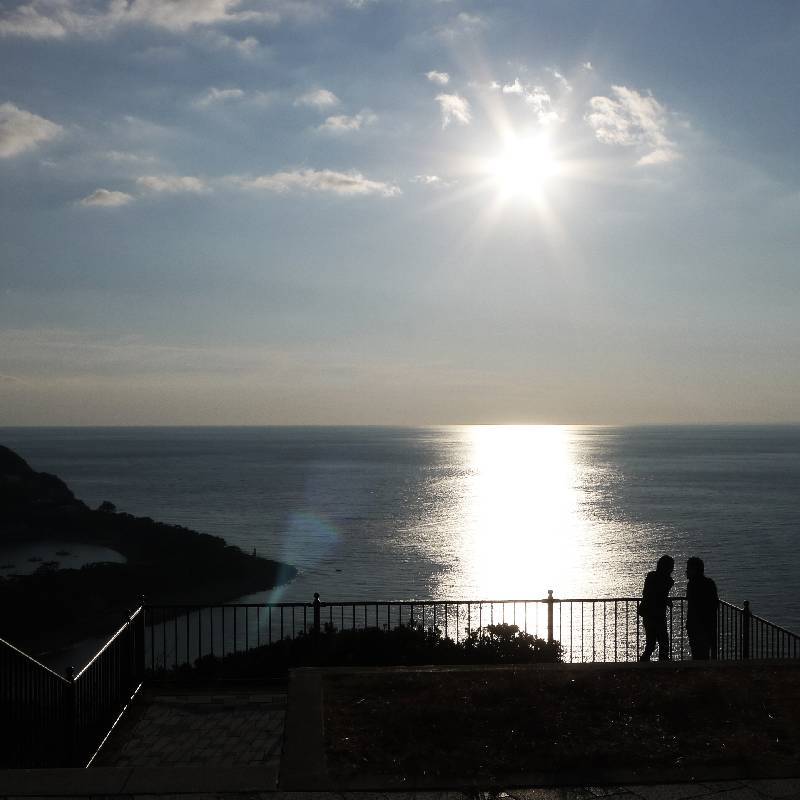 before sunset