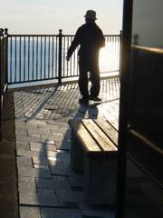 Bench & light