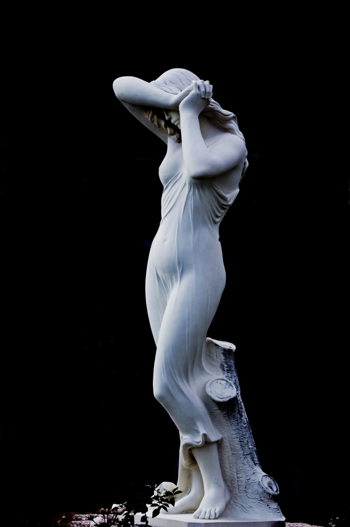 Hesitation of the girl