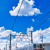 雲と東武電車
