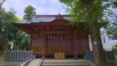 春日部備後須賀稲荷神社（神の風が吹いたよ(ブレたとも言う））