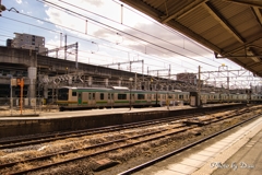 高崎駅に停まる高崎線