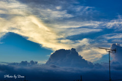 高い雲と低い雲