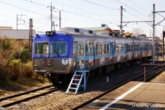 待機中の青