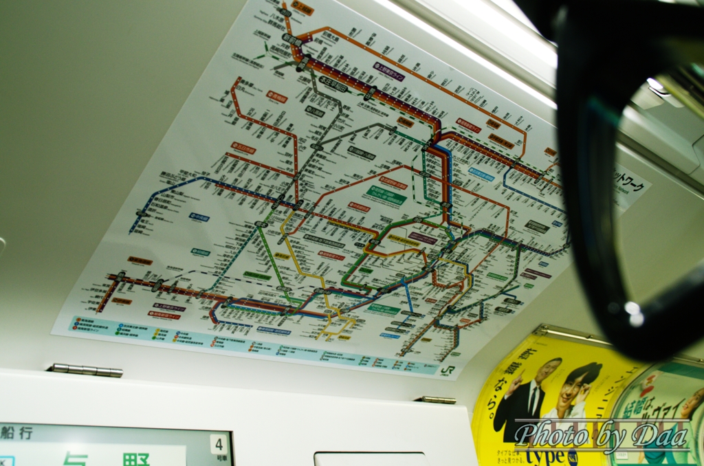 京浜東北線車内路線図