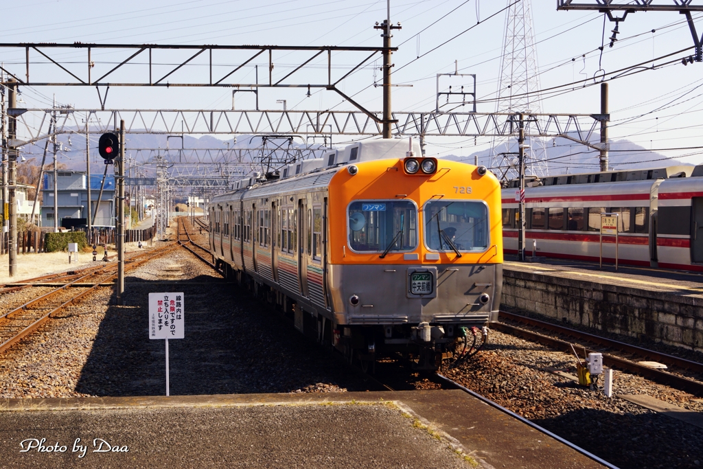 上毛電気鉄道にのって