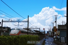 雨上がりの雲の中から