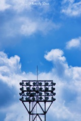 ナイターライトと夏の空　Ⅱ