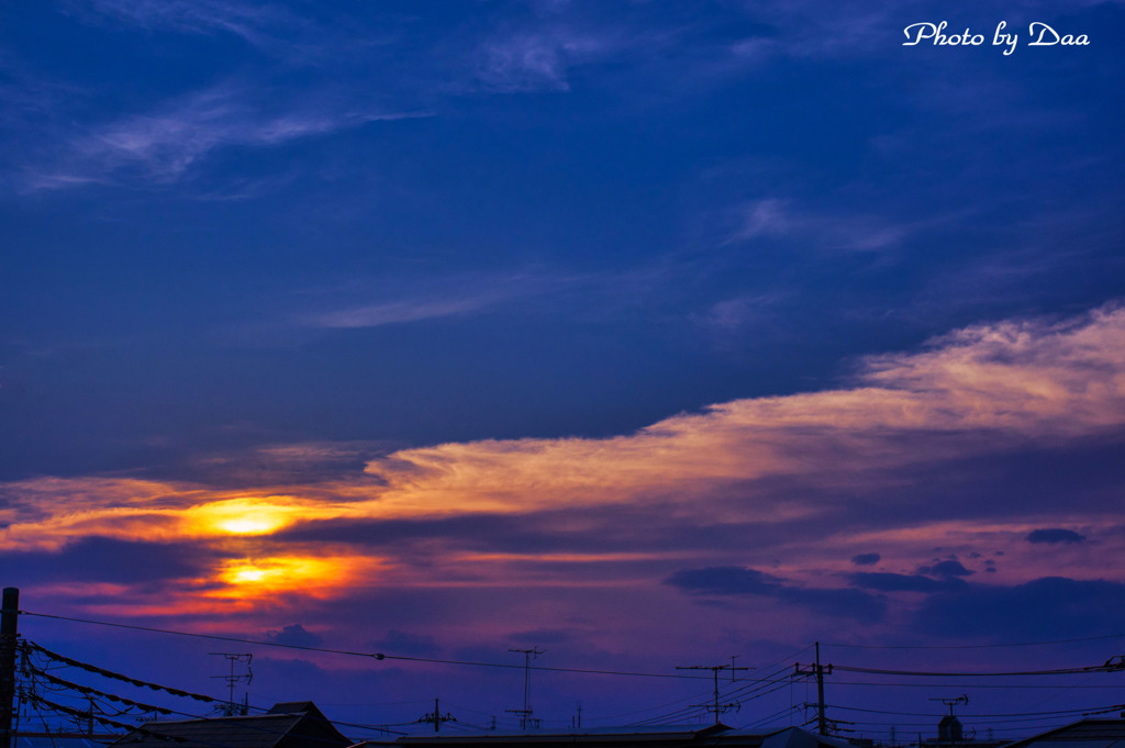 ８月１６日の夕日　Ⅰ