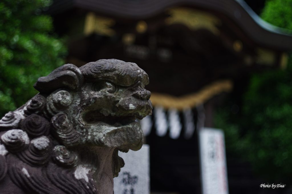 狛犬様（左）