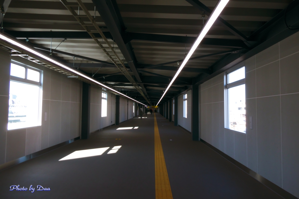 新連絡通路南側から