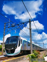 雲と東急電車