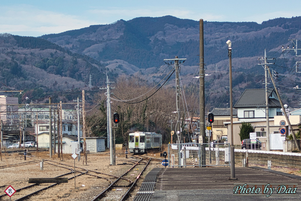 寄居に来るキハ１１０系